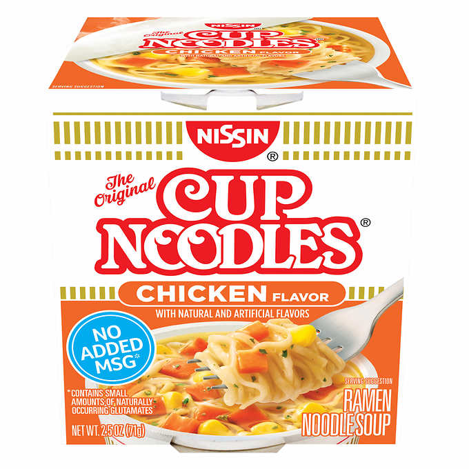 Nissin - Cup Noodles - Chicken, 24-Count - Japan