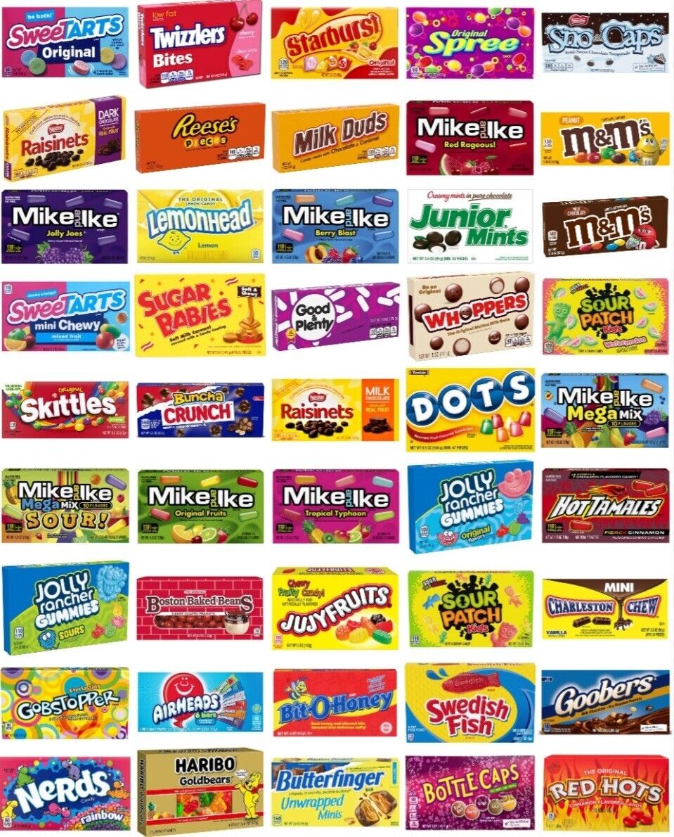 Movie Theater Pack Candy Box - Wholesale Bundle - 12 Pack