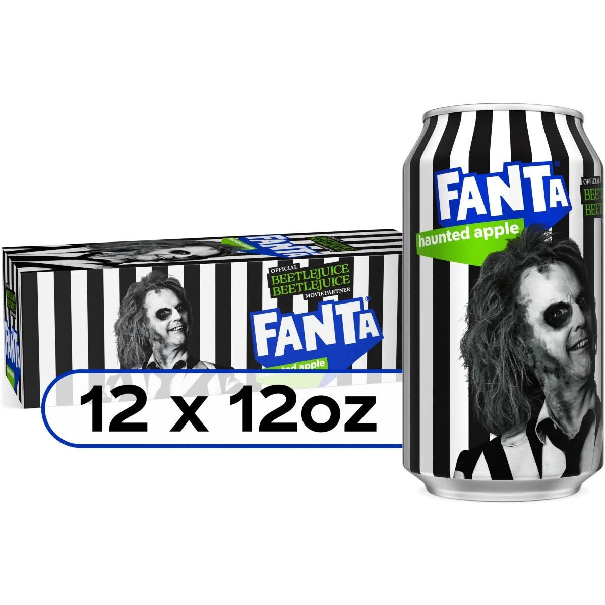 Beetle Juice Fanta - Haunted Apple - Limited Edition - 12 Pack