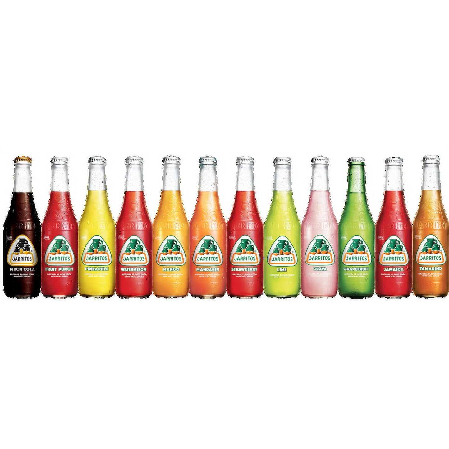 JARITOS WHOLESALE - 6 Case of 24 - 144 Glass Bottles - Mexico - Premium Soda