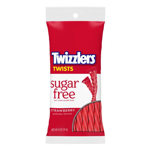 Twizzlers zero sugar Strawberry Twists Sugar Free Candy - 141 g