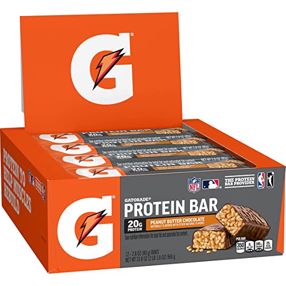 Gatorade Whey Protein Recover Bars, 2.8 ounce bars (Pack of 12) Wholesale