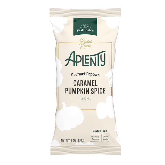 Amazon Brand - Aplenty, Caramel Pumpkin Spice Popcorn, 6 oz