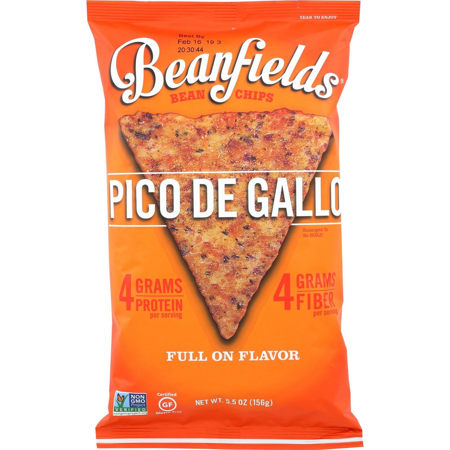 Beanfields Pico de Gallo Bean Chips - 5.5oz/6 Pack - Wholesale