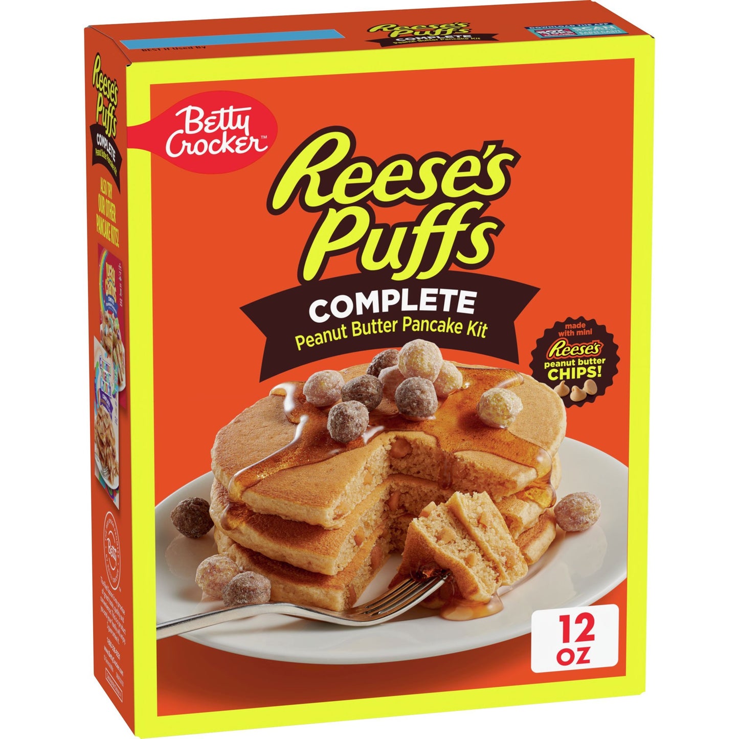 Betty Crocker REESE'S PUFFS Peanut Butter Pancake Mix, 12 oz.