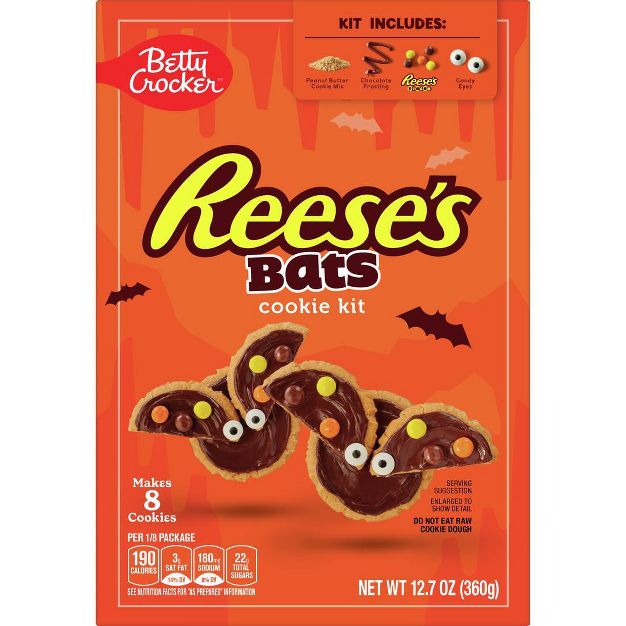 Betty Croker Halloween Reese's Cookie Bat Kit - 13.31oz