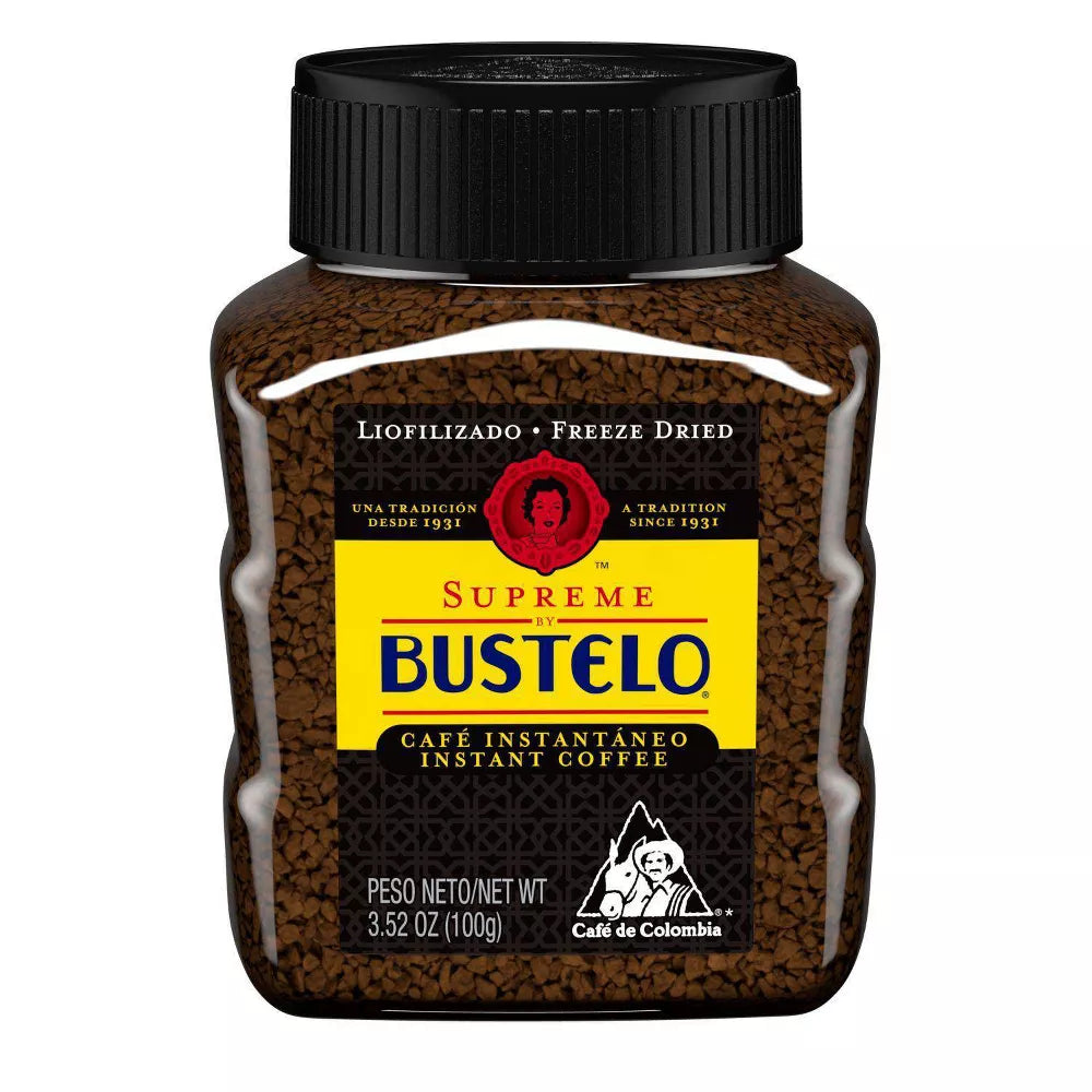 Bustelo Supreme Freeze Dried Medium Roast Coffee - 3.5oz