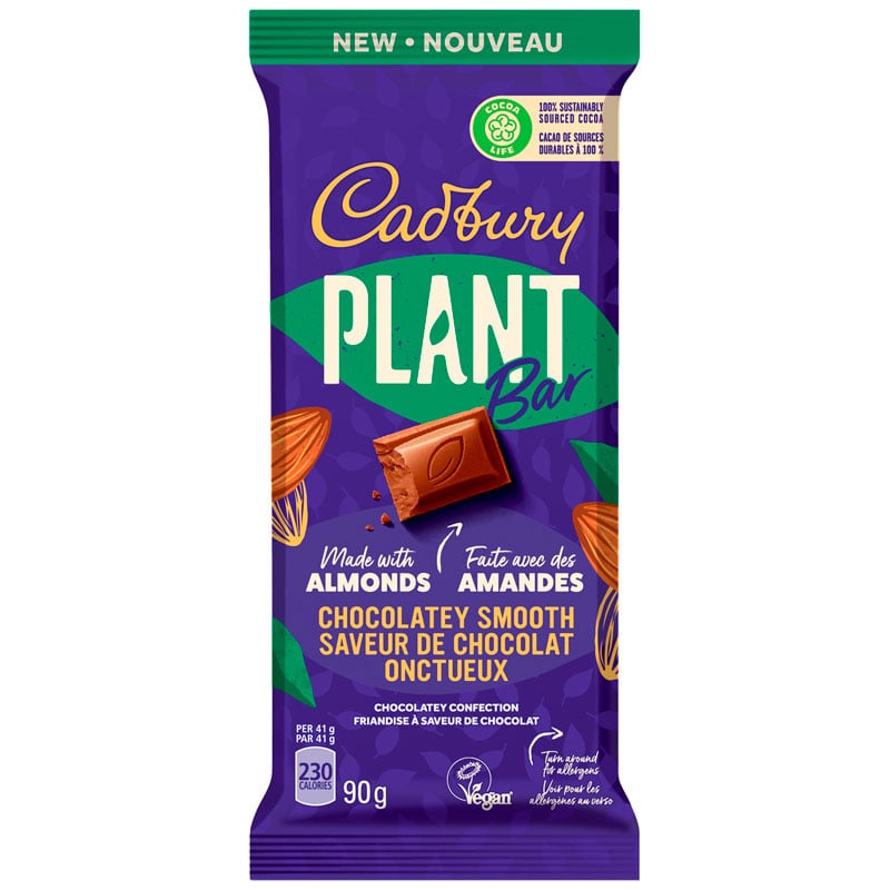 Cadbury Plant Bar - Chocolatey Smooth - 90g