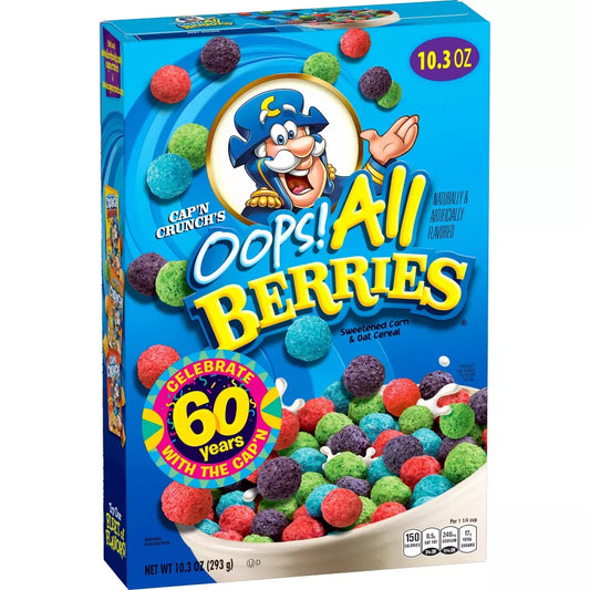 Cap'n Crunch Oops All Berries - 10.3oz