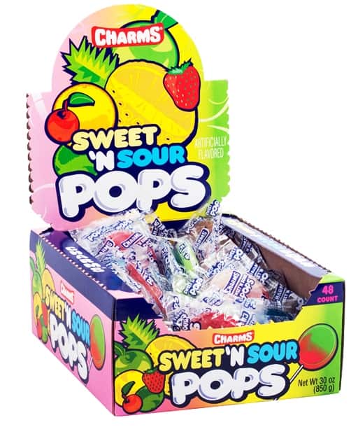 Charms Sweet and Sour Blow Pops