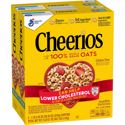 Cheerios Gluten-Free Breakfast Cereal (20.35 oz., 2 pk.)