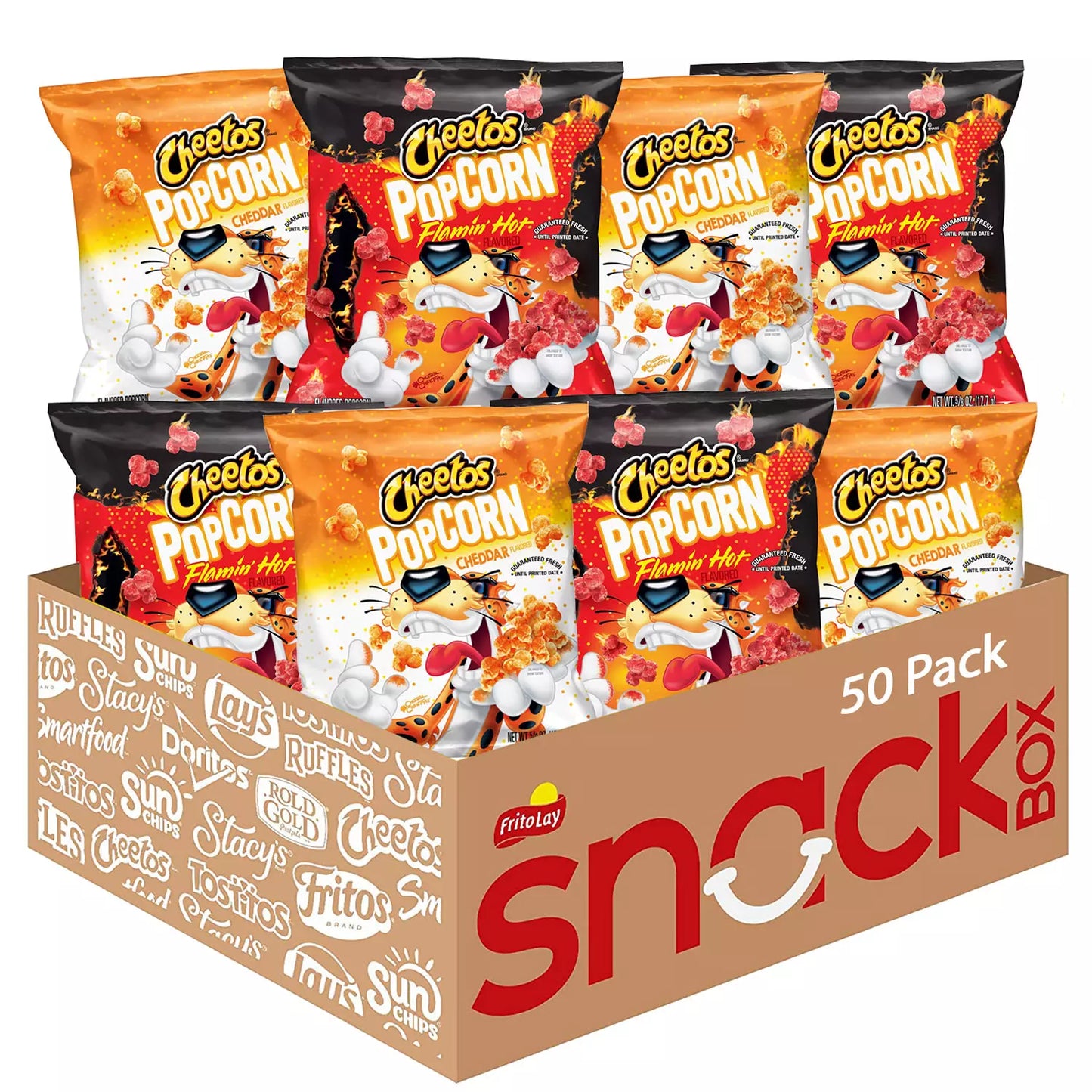 Cheetos Popcorn Variety Pack (0.63 oz., 50 pk.)
