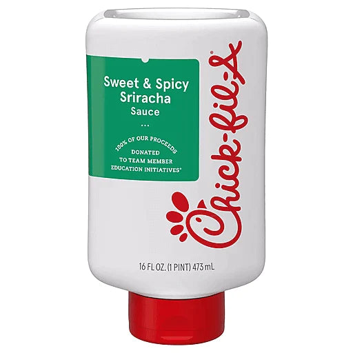 Chick-Fil-A Sweet & Spicy Sriracha Sauce 16 fl oz - Display Ready