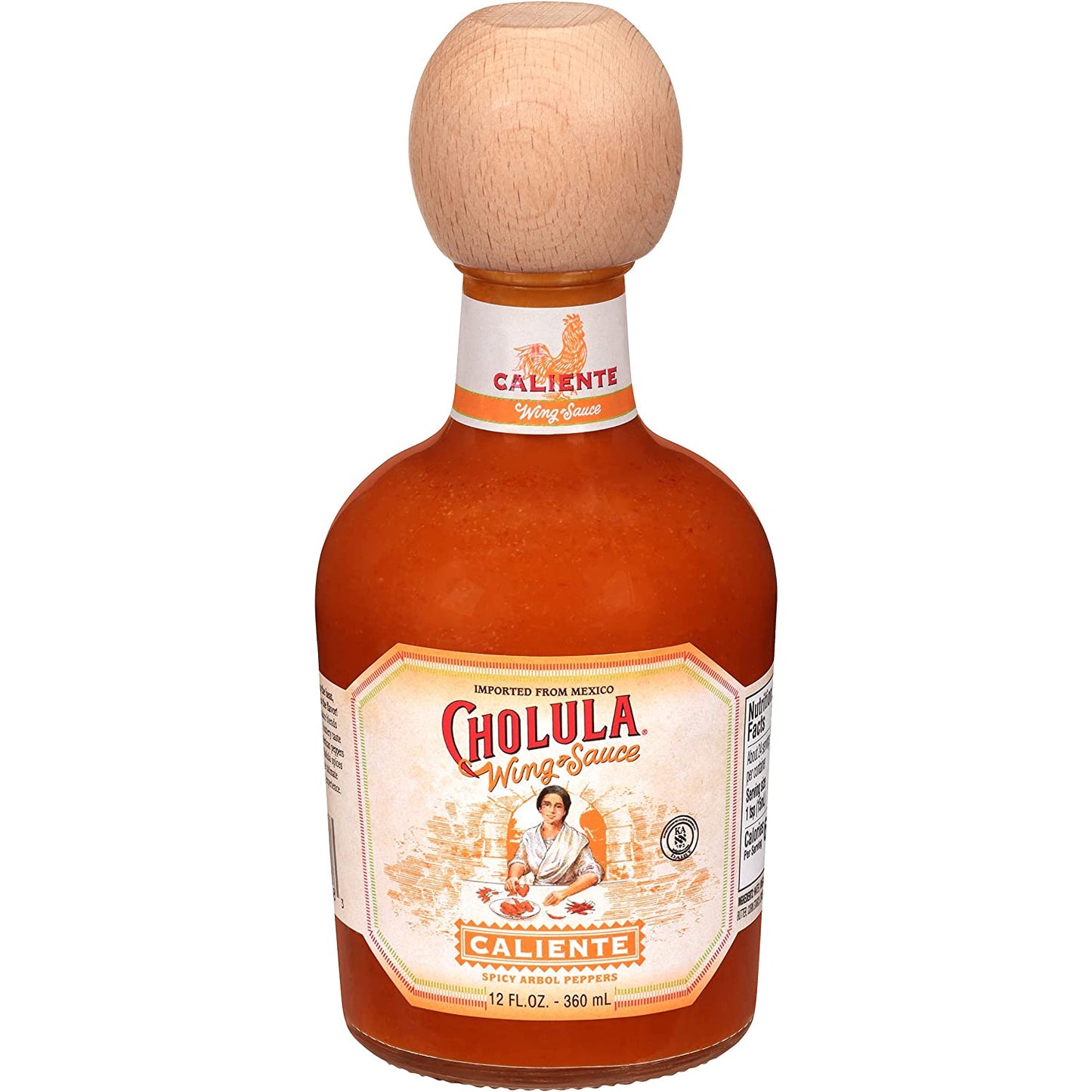 Cholula Caliente Wing Sauce, 12 fl oz - Imported from Mexico