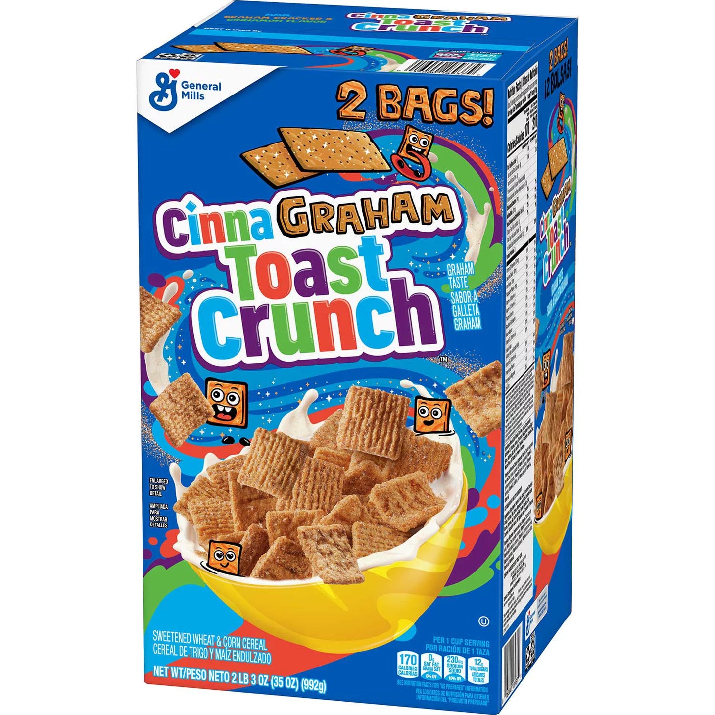 Cinnagraham Toast Crunch Breakfast Cereal (2 pk.)