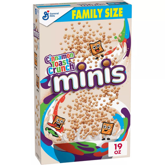 Cinnamon Toast Crunch Minis Family Size Cereal - 19oz - General Mills