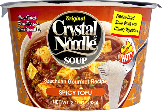 Crystal Noodles Soup Spicy Tofu, 2.19 oz (Pack of 6)