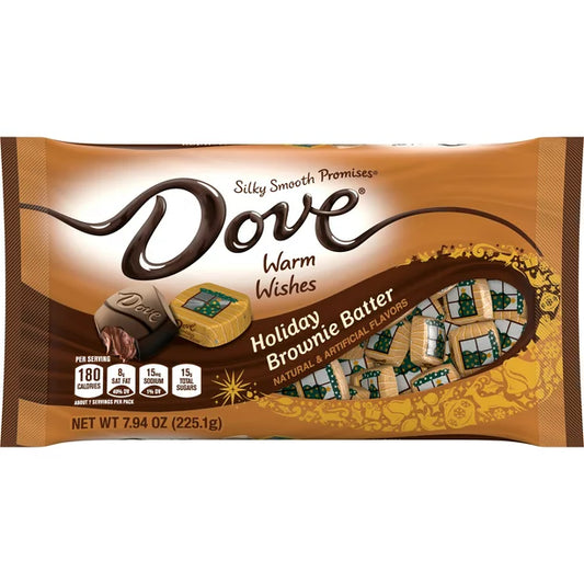 Dove Promises Milk Chocolate Holiday Brownie Batter Candy- 7.94 oz Bag
