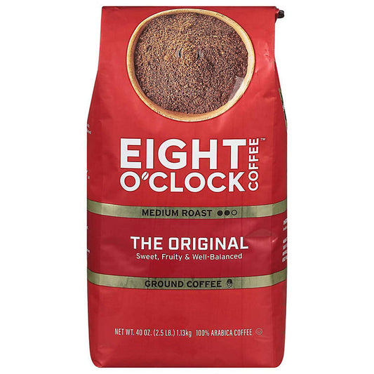 Eight O'Clock Ground Coffee, The Original (40 oz.)