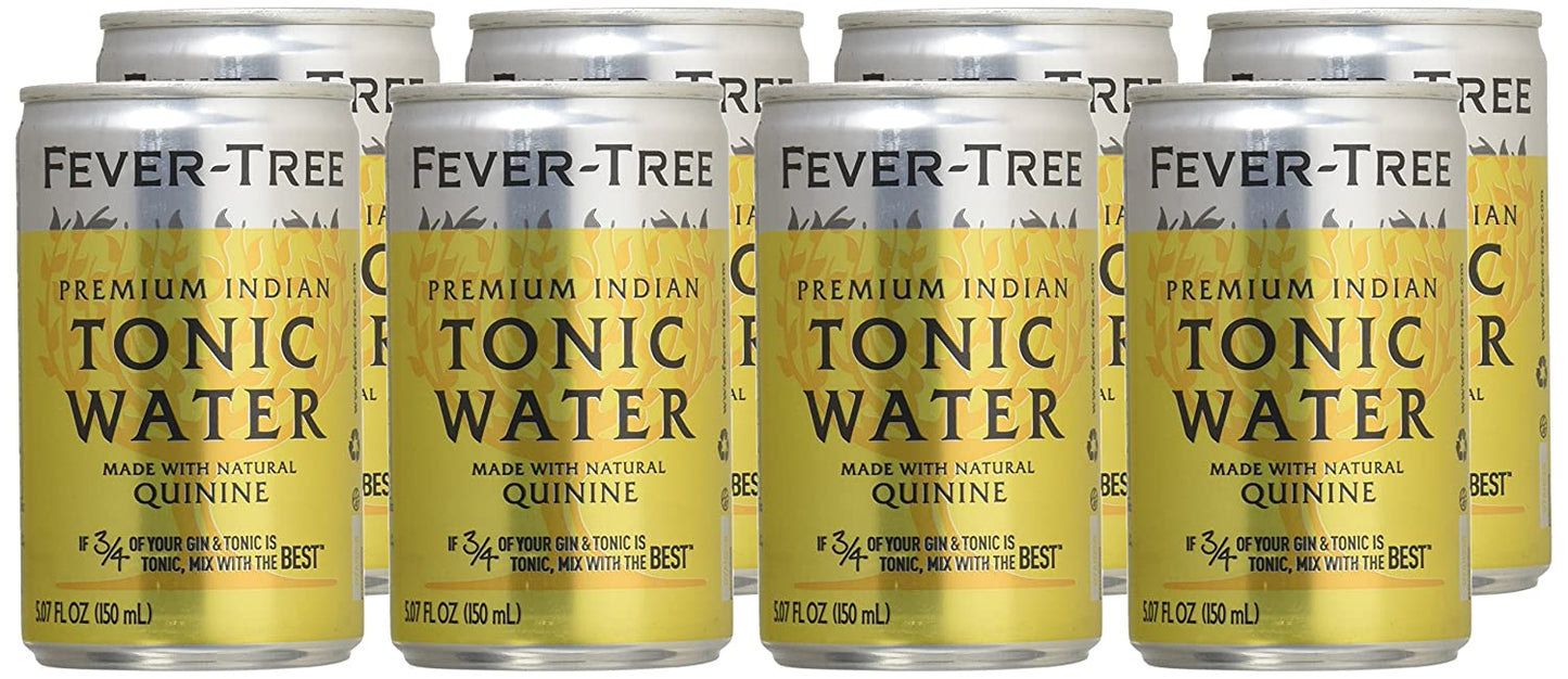 Fever-Tree Premium Indian Tonic Water, 5.07 Fl Oz (Pack of 8)