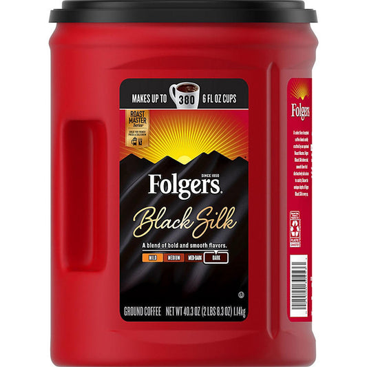 Folgers Black Silk Ground Coffee (40.3 oz.)