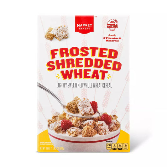 Frosted Shredded Wheat Breakfast Cereal - 18oz - Market Pantry™