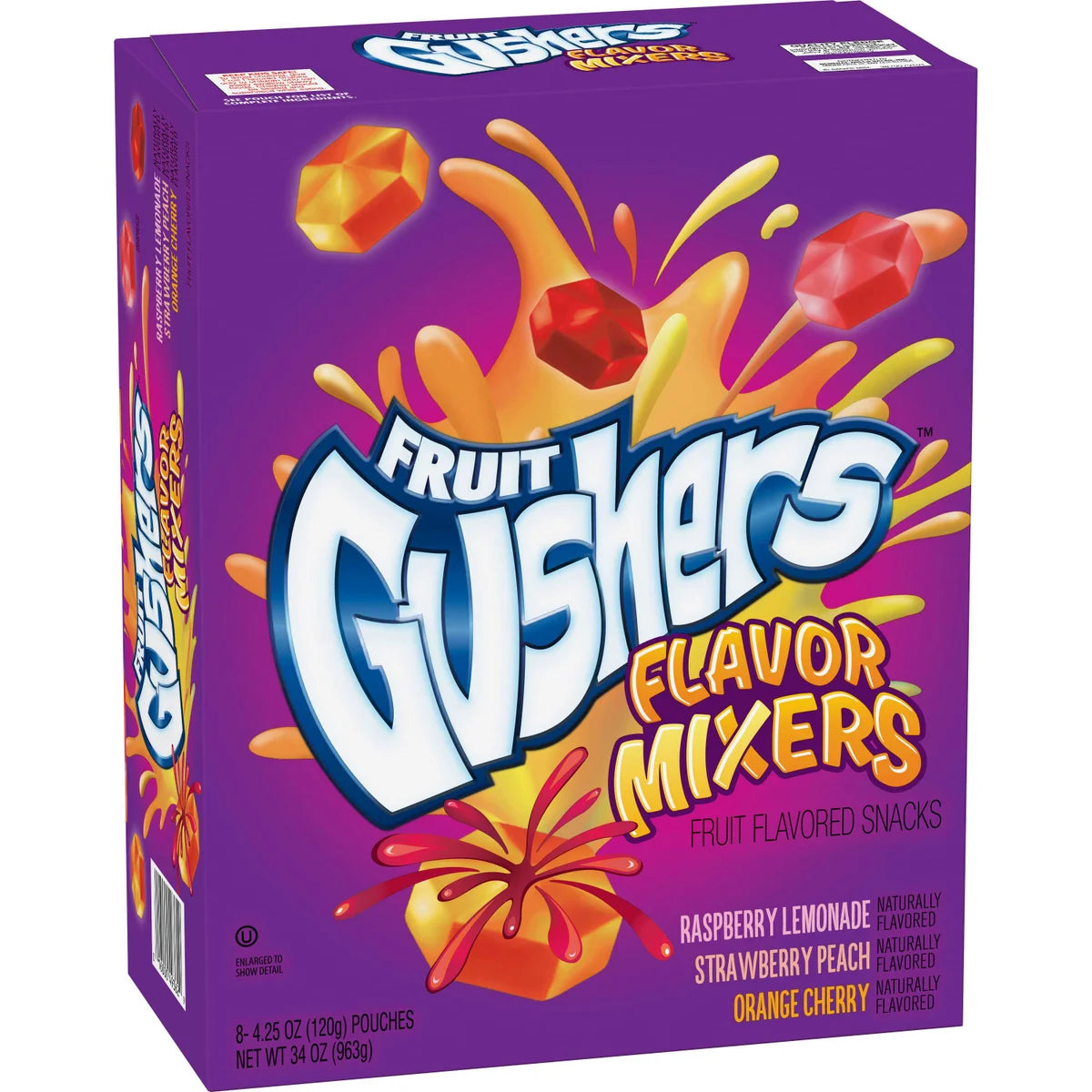 Fruit Gushers Flavor Mixers Fruit Snacks, 34 Ounce -- 6 per case - Master Case - RARE Wholesale
