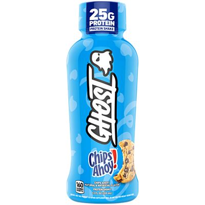 GHOST Protein Shake - Chips Ahoy (12 Drinks/ 12 Fl Oz. Each) - USA IMPORT RARE - DISCONTINUED