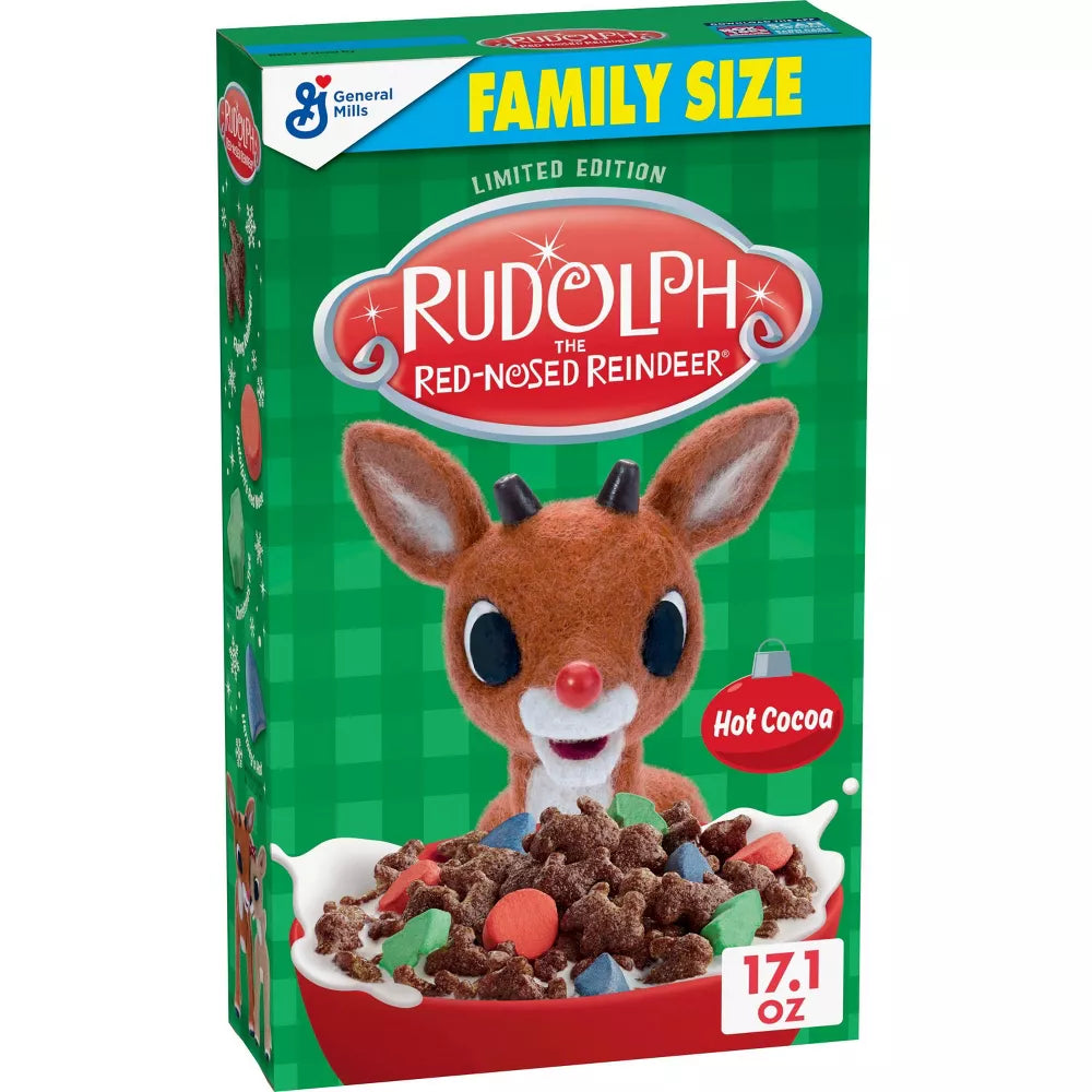 General Mills Reindeer Family Size Cereal - 17.1oz - Limited Edition
