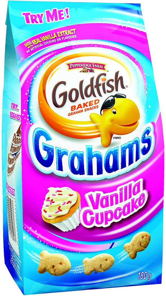 Goldfish Vanilla Cupcake Grahams Sweet Crackers, 180g