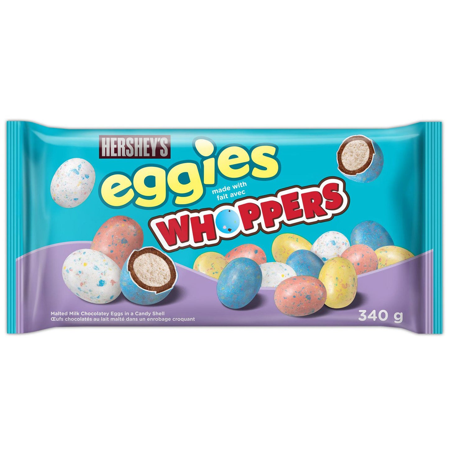 HERSHEY'S EGGIES made with WHOPPERS Malted Milk Chocolatey Easter Candy