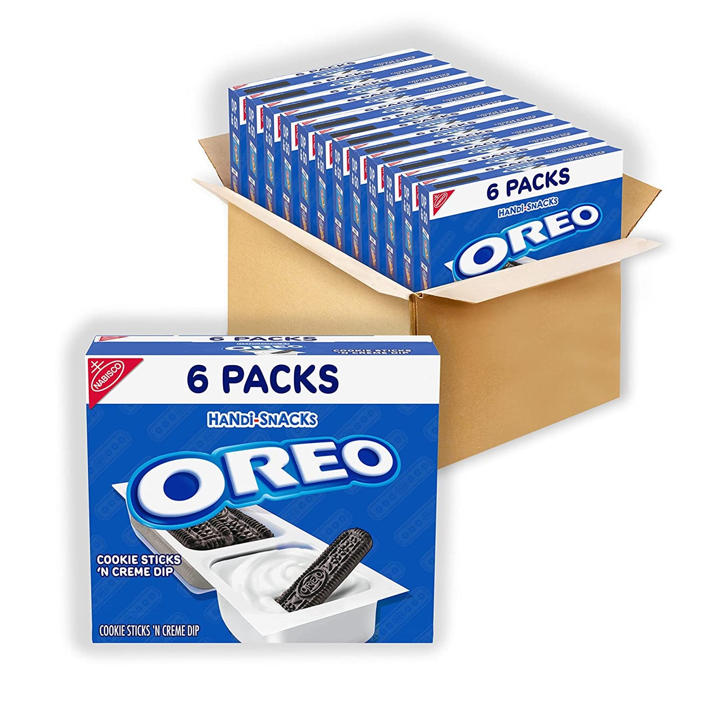 Handi-Snacks OREO Cookie Sticks 'N Crème Dip Snack Packs - 6 Pack - 6 oz