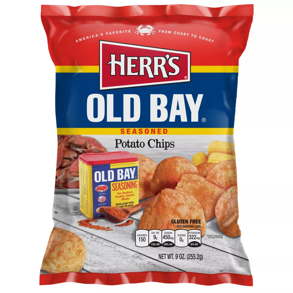Herr's Old Bay Chips - 9oz
