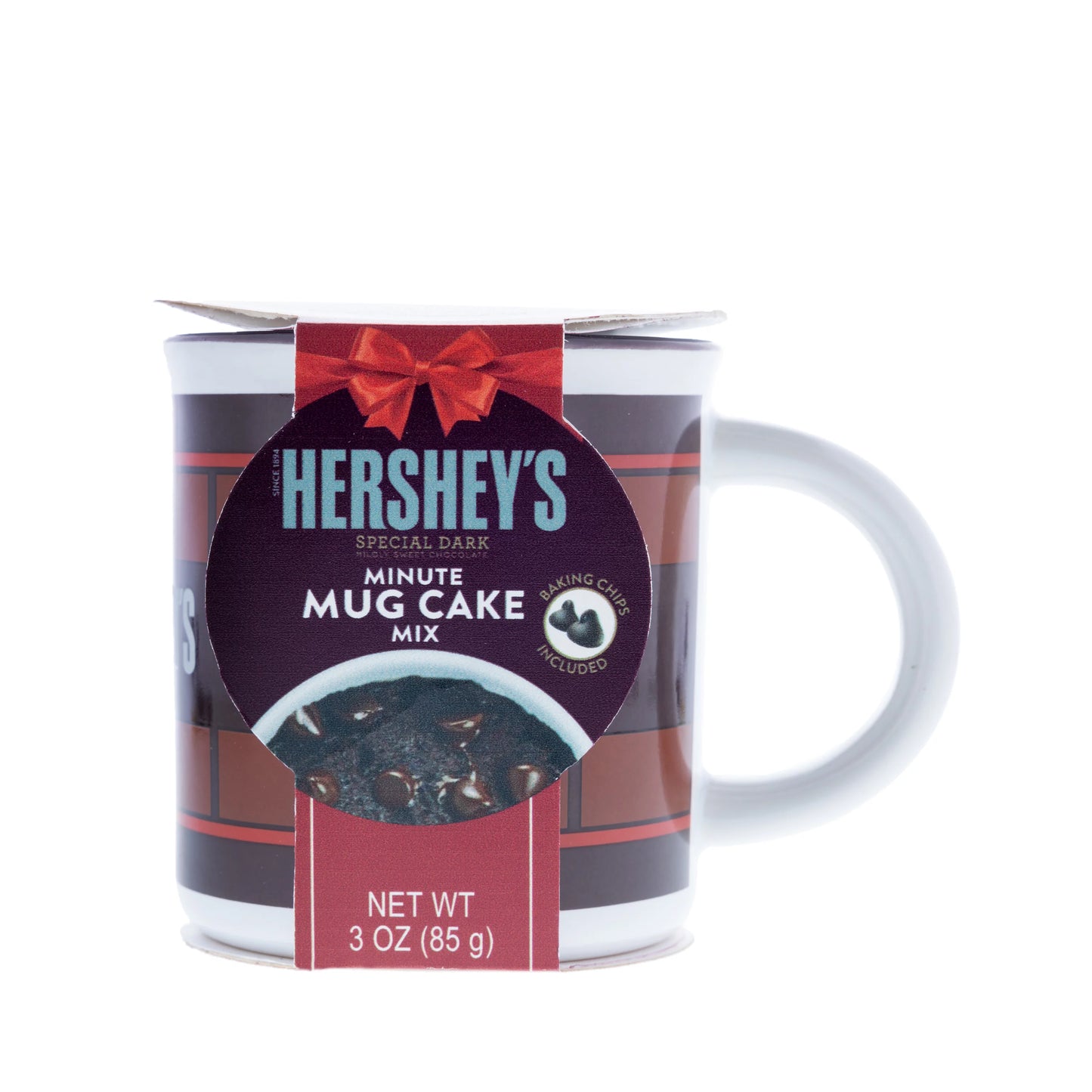 Hershey's Special Dark Mug Cake Mix, 3 oz, With 10 oz Ceramic Mug