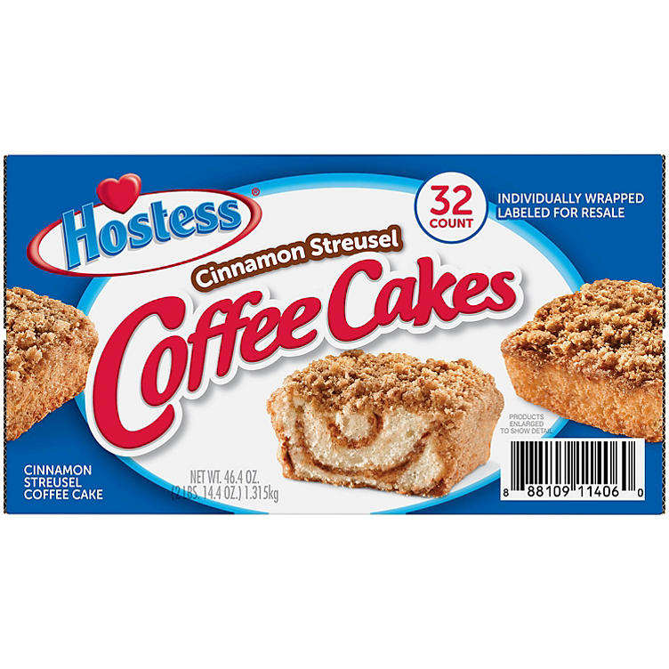 Hostess Cinnamon Streusel Coffee Cake (1.44 oz, 32 pk.) – rarecandycanada