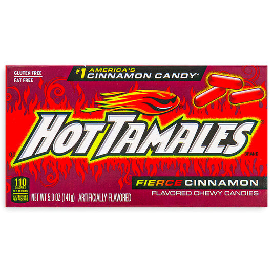 Hot Tamales Fierce Cinnamon Theatre Pack - 5oz