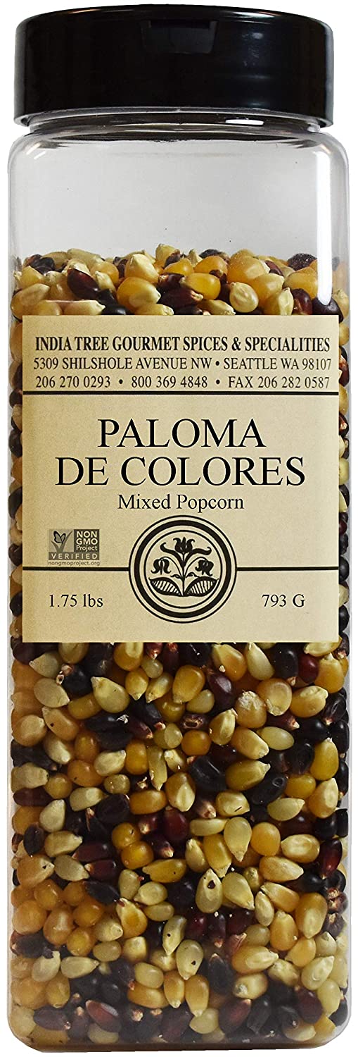 India Tree Paloma De Colores Popcorn, Pantry Pak, 1.75 Lb