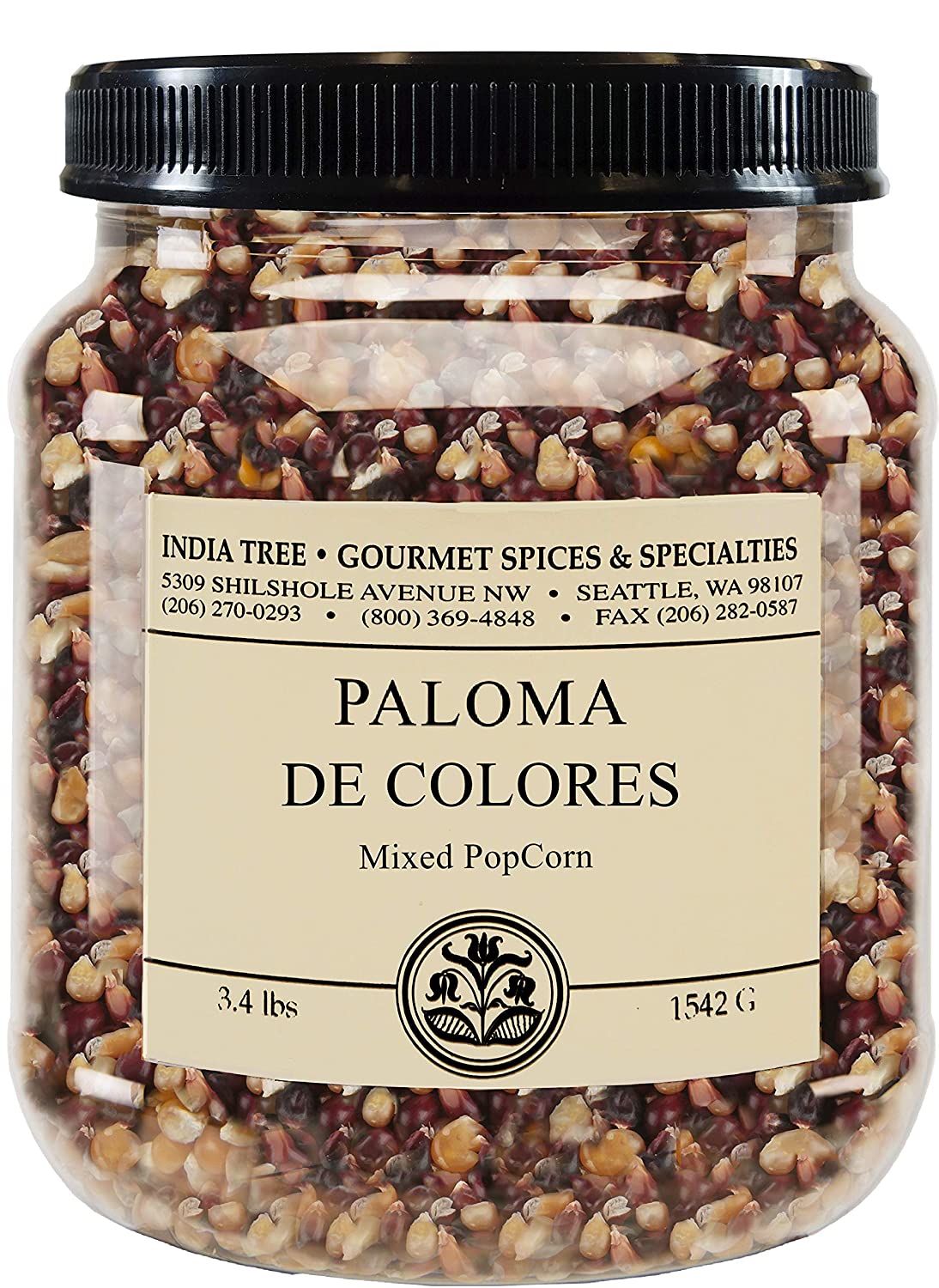 India Tree Paloma de Colores Popcorn, 3.4 lb