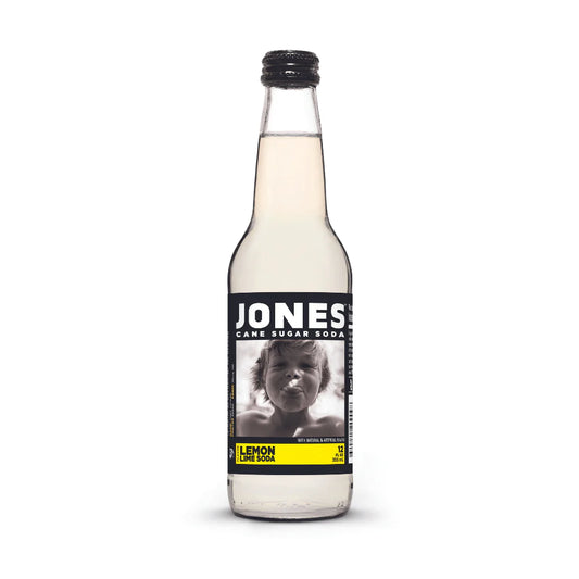 JONES LEMON LIME SODA - 12 Pack