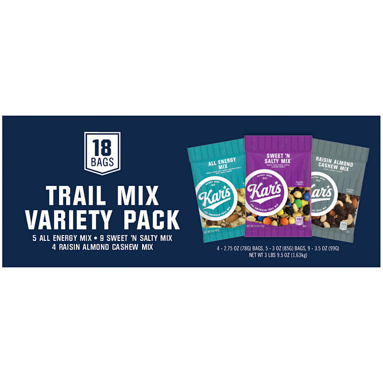 Kar's Nut & Fruit Mix Variety Pack (18ct.)