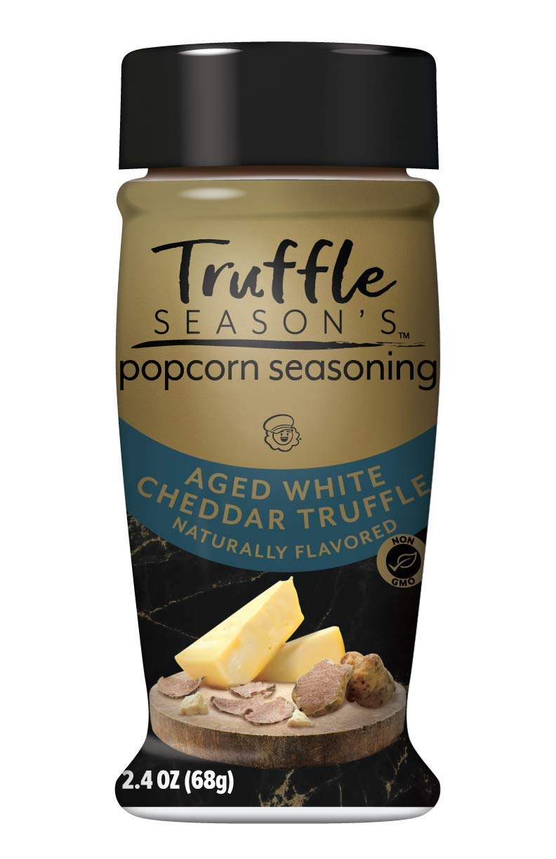 Kernel Season's Truffle Season's Aged White Cheddar Truffle Popcorn Seasoning, 2.4 oz (Pack of 6)
