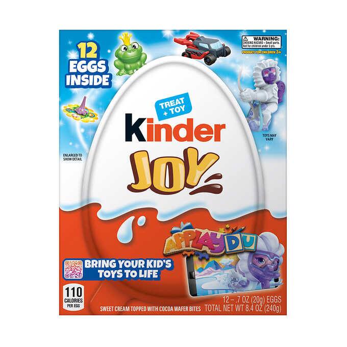 Kinder Joy Egg, .7 oz, 12-count