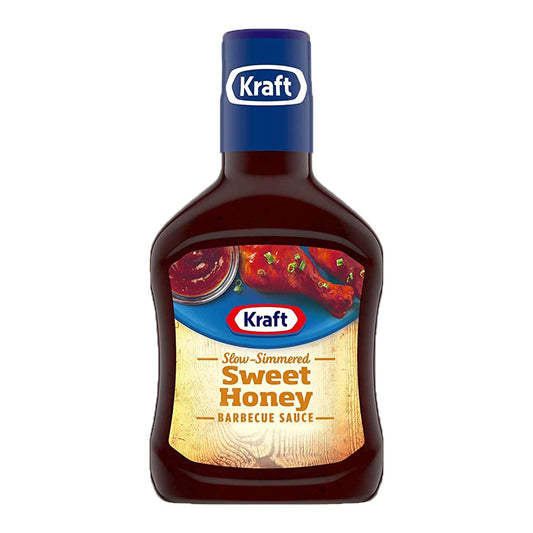 Kraft Spicy Honey Slow-Simmered BBQ Barbecue Sauce (18 oz Bottle)