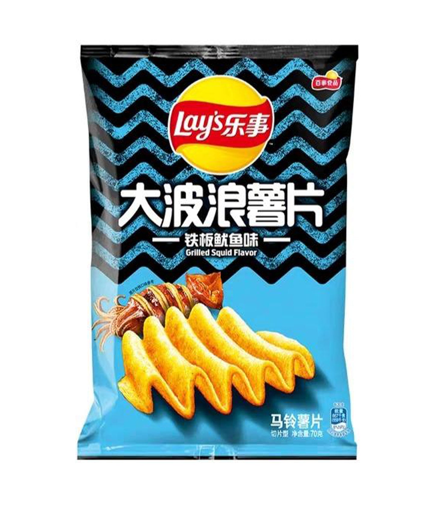 LAY'S POTATO CHIPS (GRILLED SQUID FLAVOR) 70G