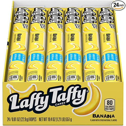 Laffy Taffy Banana Rope, 0.81 oz., 24 Piece