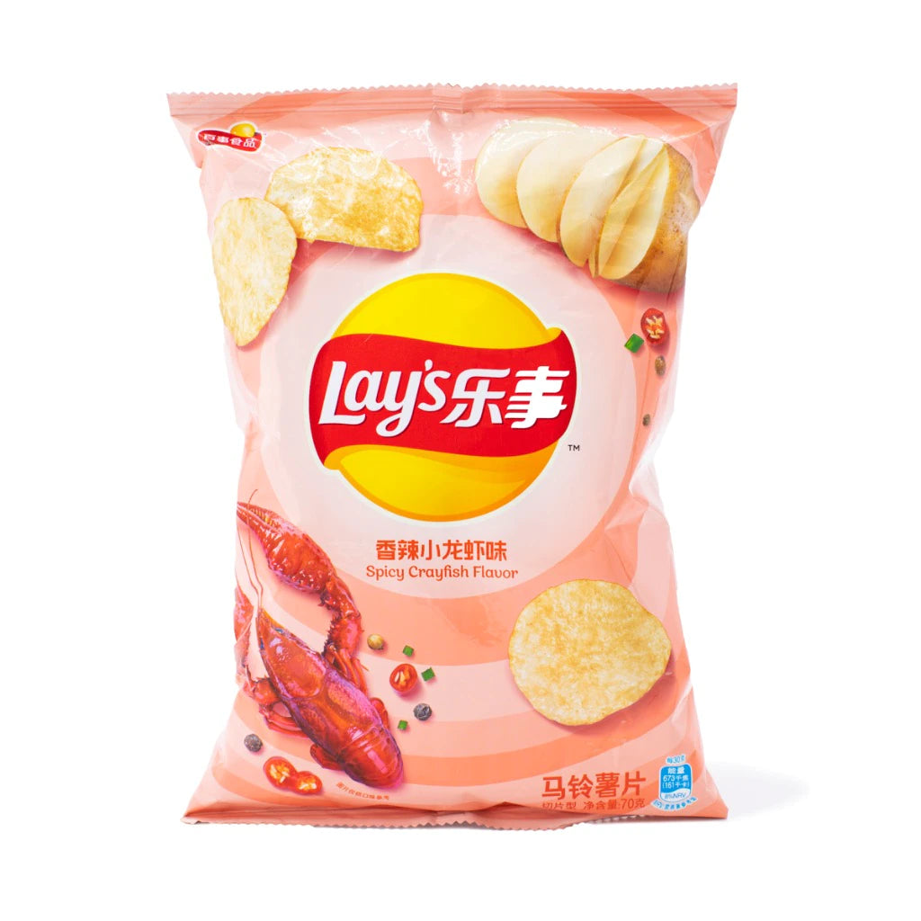 Lay's Potato Chips, Spicy Crayfish Flavor 70 g