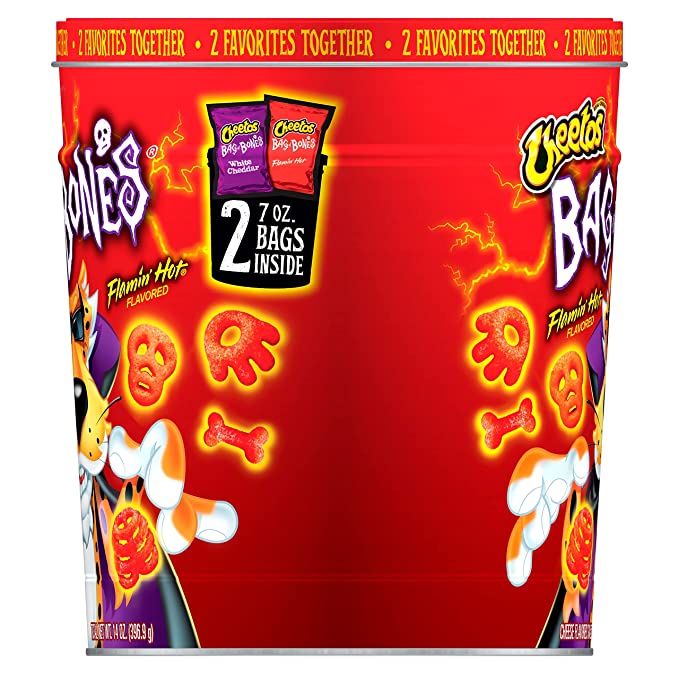 Limited Edition Cheetos Bag of Bones Halloween Tin