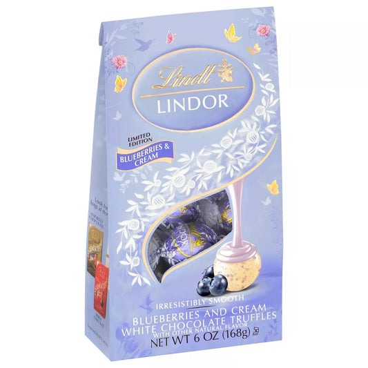 Lindt Lindor Easter Blueberries and Cream Bag - 6oz LIMITED EDITION