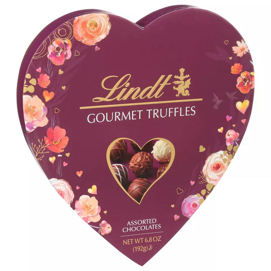 Lindt Valentine's Gourmet Truffles Heart - 6.8oz