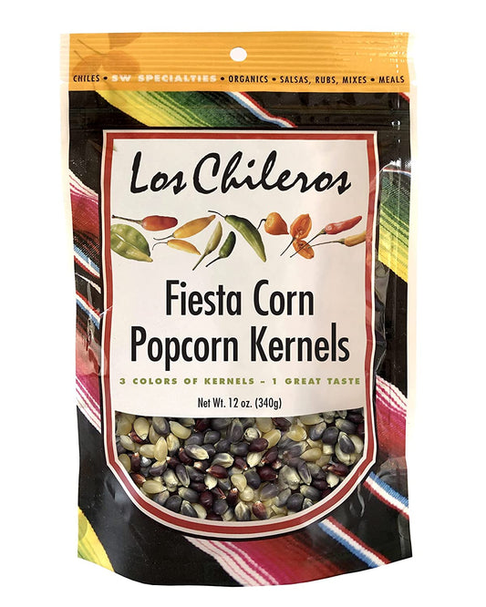 Los Chileros Fiesta Popcorn Kernels, 12 ounce